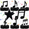 Sureio 8 Pack Music Notes Honeycomb Centerpieces Musicical Party Decoration Music Themed