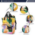 PaChyLuu Backpack, Sunset Diaper Bag Multifunction Travel Bag for Moms Dads, Baby Changing Bag with Insulted Pockets