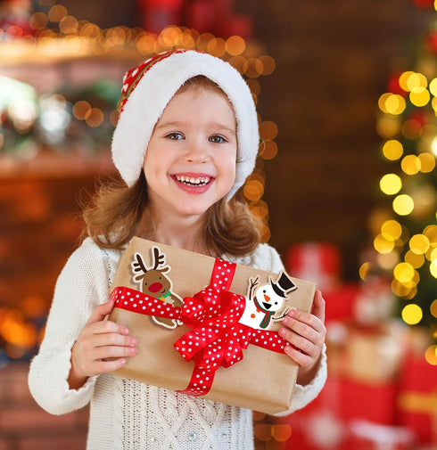 Funnlot Christmas Party Games for Kids, Make Your Own Christmas Stickers, 24 PCS