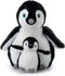The Petting Zoo Softee Penguin Stuffed Animals, Mom and Baby, 12 inches, Gifts for Kids