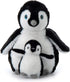 The Petting Zoo Softee Penguin Stuffed Animals, Mom and Baby, 12 inches, Gifts for Kids