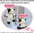 9" Cow Stuffed Animals Plush Soft Stuffed Cow Toy for Kids Girls Boys