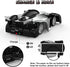 360 3 4 5 6 7 8-12 Wall Climbing Remote Control Car, Rotating RC Stunt Car with Headlight, Rechargeable RC Cars Toys
