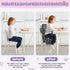 Redcoutt Booster Seat for Dining Table, Toddler Booster Seat for Dining Table with Safety Buckles, Anti-Scratch Easy