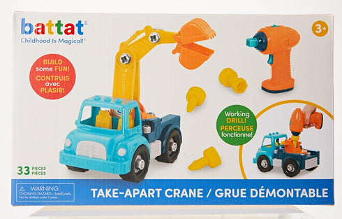 Battat – Classic Construction Toy, Pretend Play Tools Toddler Trucks for Dexterity Building Toy Age 3+