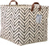 KIUATSJR Square Storage Basket Fabric Organizer Bin for Toys,Books,Clothes,Gifts,Pets-Perfect for Home,Office,Nursery,Dorm,Shelf, Gift Baskets(Geometric)