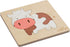 Happy Cow Wooden Puzzle for Kids - 5 Piece Jigsaw Puzzle for Preschool Learning Toys for Ages 3+