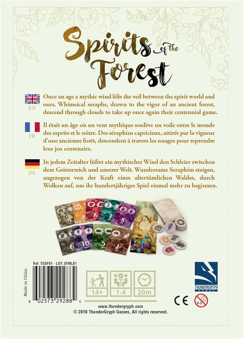 Thundergryph Games Spirits of The Forest Board Game | Abstract Strategy Game | Open Drafting and Set Collection Game for Adults | Ages 14+ | 1-4 Players | Avg. Playtime 20 Minutes | Made