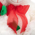 12 Inches HollyHOME Teddy Bear Stuffed Animal Rose Bear with Red Bow Soft Plush Toy Holiday Toy Gift White