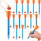 20 Pcs Basketball Hoop Pens - Basketball Party Favors with Blue Pencil Holders, Novelty Pens for Kids Sports Party