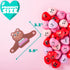 28 Packs JOYIN Heart Stress Ball with Valentine Cards Heart Shape squishy toy Stress Relief Fidget Toy with Valentines