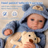 17-Inch 3+ BABESIDE Lifelike Reborn Baby Dolls Boys - Real Baby Feeling Realistic-Newborn Baby Doll Soft Vinyl Real