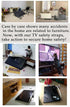 1 Pack Adjustable TV Safety Straps, No-Drill Anti-Tip Furniture Anchors for Baby Proofing, Flat Screens Fix