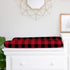 Woodland-Themed Baby Changing Pad Cover - Buffalo Plaid Design