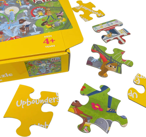Little Likes Kids - Splash Park Jumbo Puzzle, 48 Pieces, Beginner Jigsaw Floor Puzzle for Preschoolers Age 4-8
