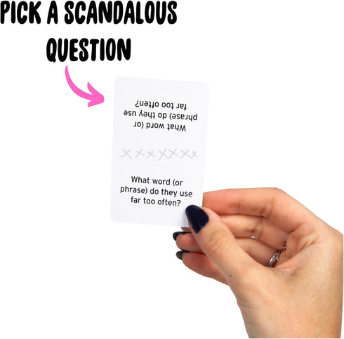 Mean Girls Burn Book Party Card Game, Family Game Based on the Comedy Movie for Ages 14+
