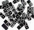 Set 6 Set Bucher&Rossini Dominoes Double - Classic Black Domino's Game for Adults and Kids Idea Gift Present for Domino