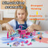 Doll Camper Van Playset for Girls, Portable Doll Car Play with Doll Furniture, Pool & Accessories
