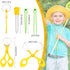 18 Pieces Fine Motor Skill Toys, 6 Handy Scoopers, 6 Jumbo Tweezers, 6 Rubber Tipped Droppers for Science Learning