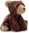 The Petting Zoo Brown Bear Plush Toy, Gifts for Kids, Wild Onez Zoo Animals (9 inches)