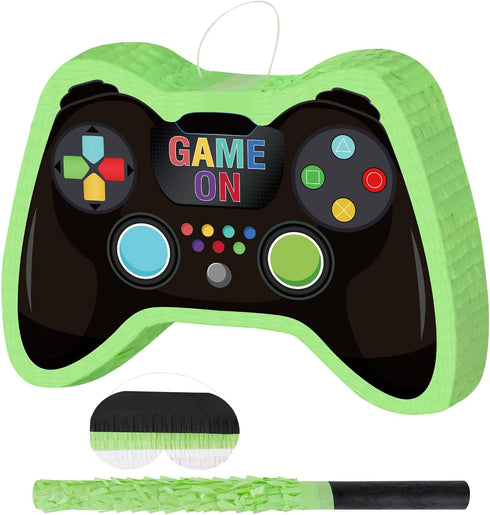 Video Game Controller Pinata - Party Supplies Set for Kids Birthday Decorations