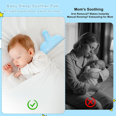iYeHo Baby Sleep Soother with Gentle Vibration - Portable Vibrating Mattress Pad for Newborn & Infant, Timer, Perfect