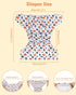 Pack 13 3-5 6 Pack 6pcs babygoal Large Cloth Diapers of for Year Toddlers, Cloth Diaper Covers with Inserts and Wet