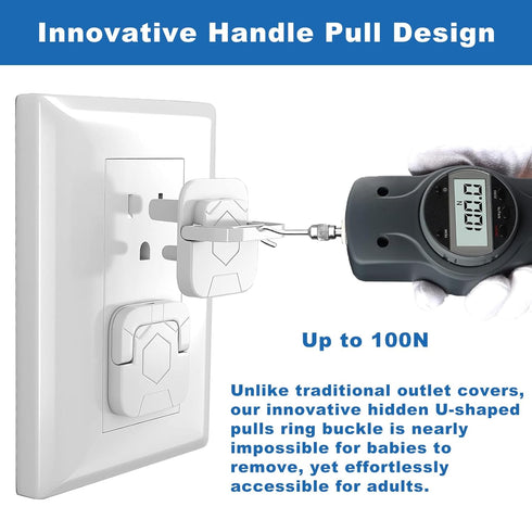Outlet Covers Baby Proofing Plug, 60 Pack Socket Safety Plug Covers for Child Proof Protectors, White Baby Essentials