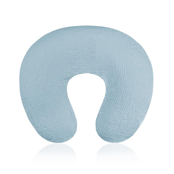 Baby Nursing Pillow Cover, Removeable Breastfeeding Pillow Slipcover, Muslin Nursing Case for