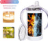 6 Pack 12 oz Sublimation Blanks Sippy Cup Baby Bottle with Handles Straight Stainless Steel Insulated Skinny Tumblers
