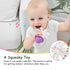 Baby Teething Toys for 6-12 Months, Mombella Octopus Baby Teether for 12-18 Months, Soft Silicone Infant Chew Toy