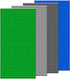EKIND 4 PCS Classic 5" x 10" Building Baseplates - Compatible with Major Brands Toy Bricks - Ideal STEM Activities