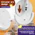 Terixe 2 Pack Wall Mount Bracket Compatible with Nanit Flex Multi-Stand - Round, White, Durable ABS Material, Easily