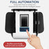 1-2 Richwon Automatic Card Shuffler, Rechargeable Deck Card Dealer Machine, Low Noise Electric Casino Shuffler for UNO