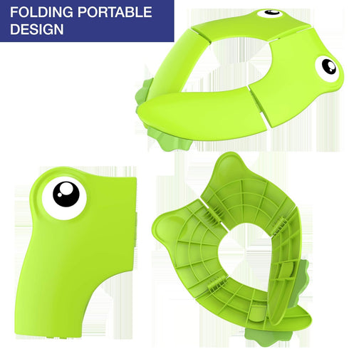 MAGTiMES Portable Folding Large Non Slip Silionce Pads Potty Training Seat for Kids Boys & Girls, Foldable Toddlers