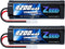 Zeee 7.2V 4200mAh NiMH Battery with Tamiya Connector, High Power for RC Car Truck (2 Pack)
