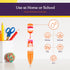 Special Supplies Liquid Motion Bubbler Pens, 6-Pack Colorful Hourglass Timer for Sensory Play