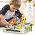 Ferthor Fun 3 3-6 Car Rescue Adventure Toys for Boys - Race Tracks with Zoo Ramp & Mini Cars for Year Olds