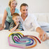 1200 Piece Dominoes Set for Kids - Colorful Wood Domino Tiles for Building, Stacking, Racing & Educational Play