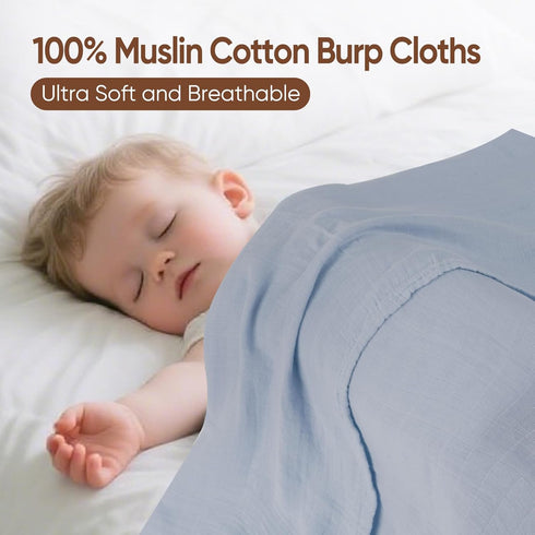MIGIOL 47 47inches 3 Packs 3 swaddles for Newborns Muslin Swaddle Blankets Baby Essentials for Newborn X Receiving