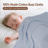 MIGIOL 47 47inches 3 Packs 3 swaddles for Newborns Muslin Swaddle Blankets Baby Essentials for Newborn X Receiving
