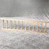 Dollhouse Decoration Accessories, Miniature Fence Handrail 1:12, Cute House Mini Fence, Beige, 2 Pcs