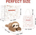 Niuniu Daddy Weighted Sloth Stuffed Animal, 3.3lb Large Plush Pillow for Kids Adults, 20in Cute Weighted Sloth Toy
