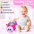 6 12 Tummy 7 8 9 12 3 4 5 Ussybaby Musical Turtle Baby Toys to Month,Infant Light-up Musical Time Toy with Phone,Baby