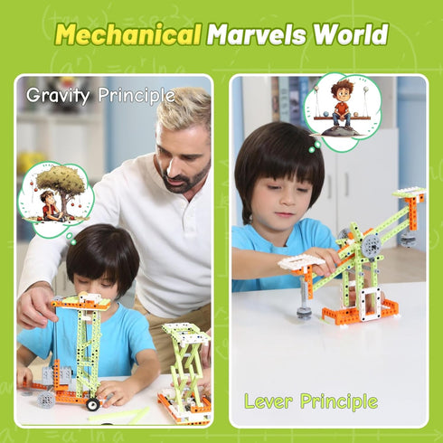 14 in 1 STEM Robotics Kit, Science Experiments for Kids Age 8-12, DIY Robot Building Kits for Ages 8-12 Years