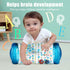 Fidget Toys for Baby Crawling, Fitness Toys to Exercise Hearing and Touch, Baby Toys for 6 Months to 3 Year Olds (Blue)