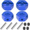 Metal 12mm Wheel Hex Hub Drive Adapters with Pins Screws for 1/10 Arrma Senton Granite Typhon