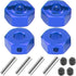 Metal 12mm Wheel Hex Hub Drive Adapters with Pins Screws for 1/10 Arrma Senton Granite Typhon