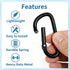 HOXITRADE 6PCS Stroller Hooks for Diaper Bags Durable Leather Stroller Straps & Heavy-Duty Clips | Universal Stroller