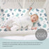 Pack Set 2 Pack, Pack GRSSDER Stretchy Ultra Soft Jersey Knit Fitted n Play Sheets Portable/Mini Cribs Playards Sheets